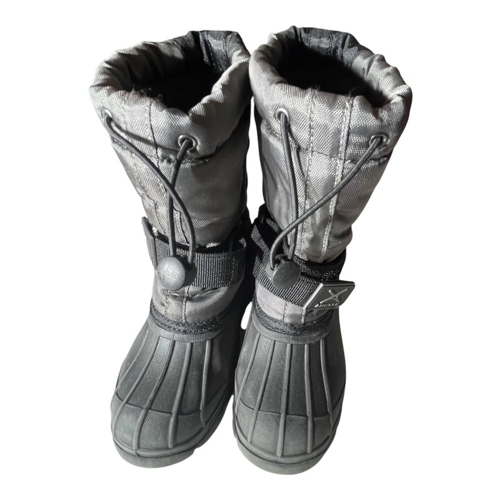 Arctix Kids Gray‎ Black Snow rain waterproof Boots Sz 12